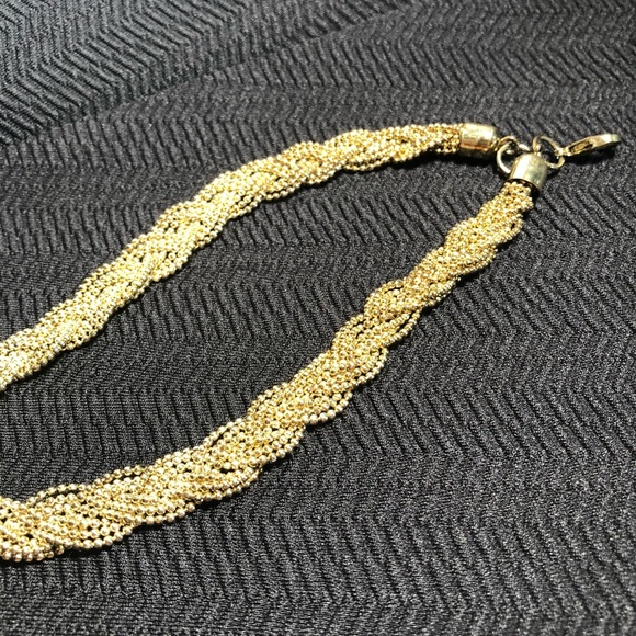 Vintage Art Deco Gold Tone Chain With Tassel - Picture 8 of 8